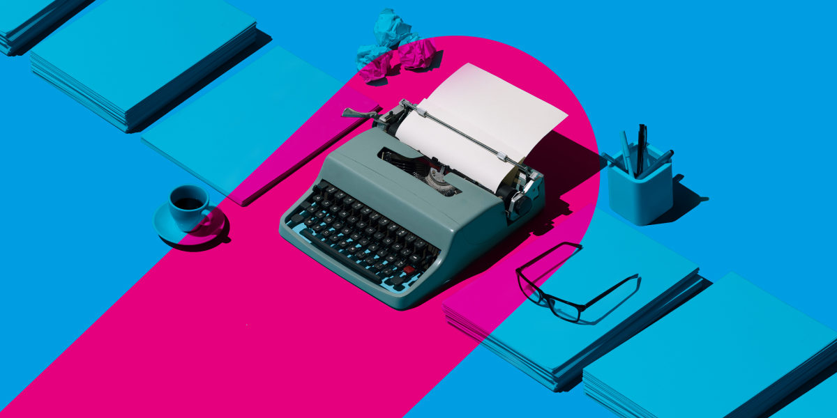 altmodische Schreibmaschine