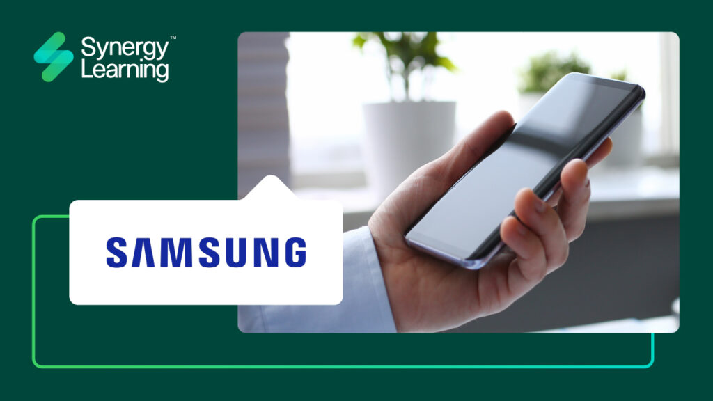 LMS für Einzelhändler Samsung entwickelt von Synergy Learning