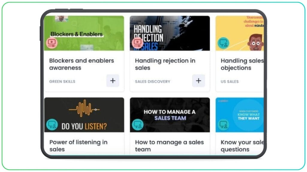 Custom e-learning dashboards - Synergy learning