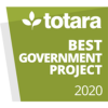 totara best government project 2020 logo