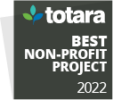 totara auszeichnung für das beste gemeinnützige projekt logo