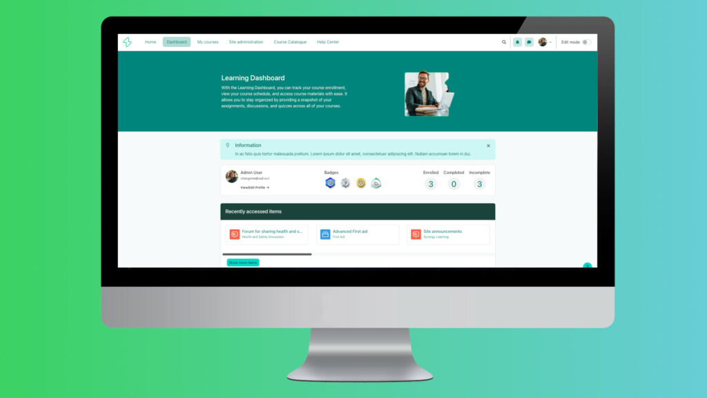 Einarbeitung der Mitarbeiter und obligatorische Schulungen über eine LMS-Plattform