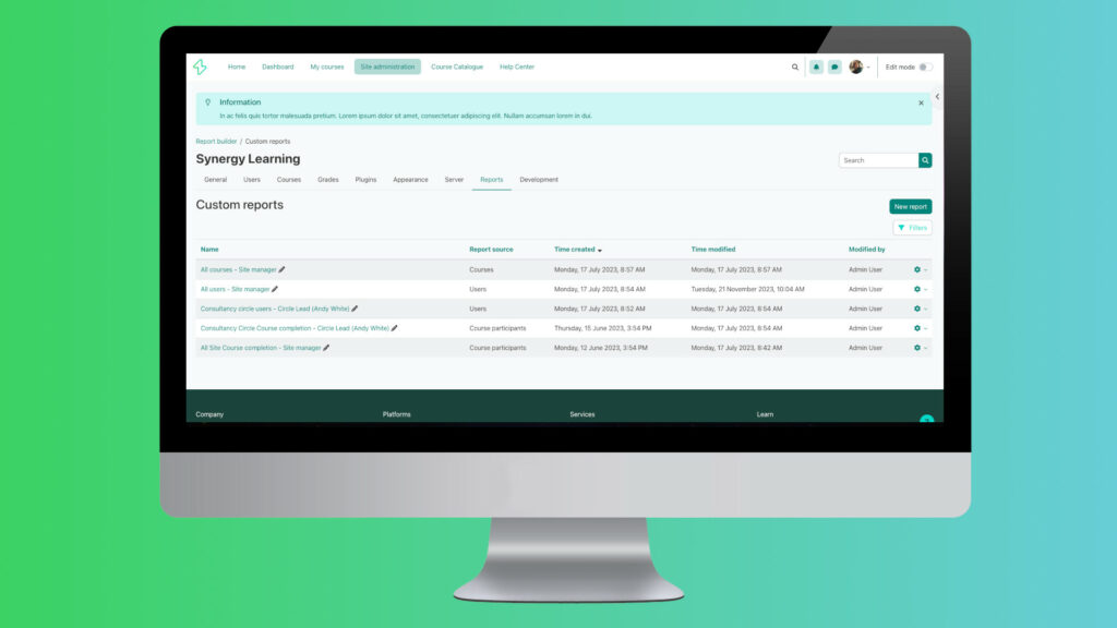 Leistungsziele mit einer Synergy Learning LMS-Plattform abstimmen