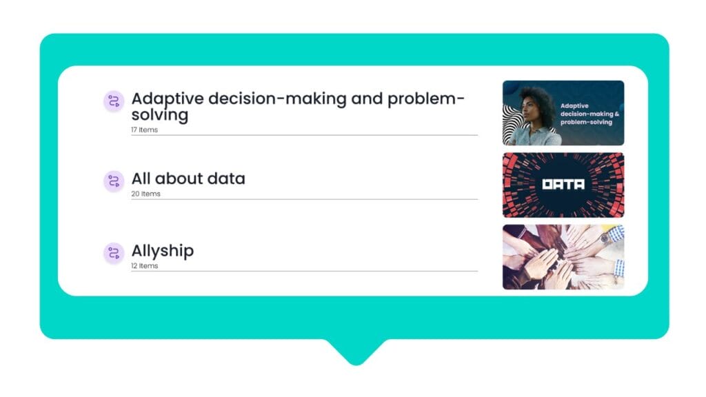 Elearning pathways from Synergy learning core content