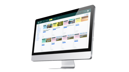 Learning management system platform on a desktop device. Custom LMS project. - Synergy Learning