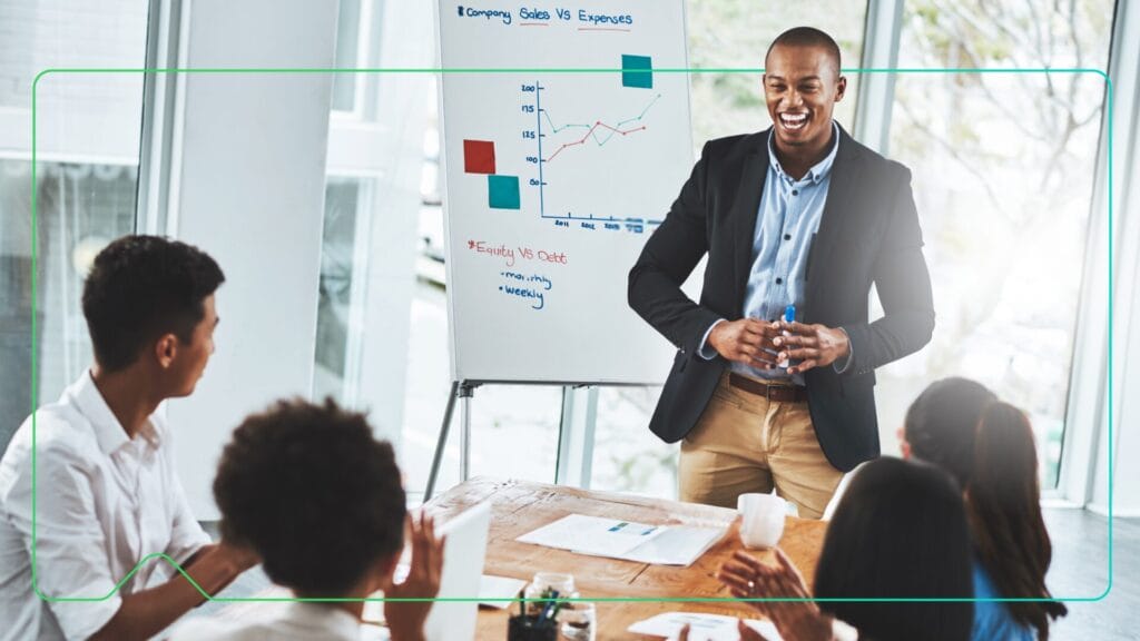 Diskussion über das Leistungsmanagement - synergy learning