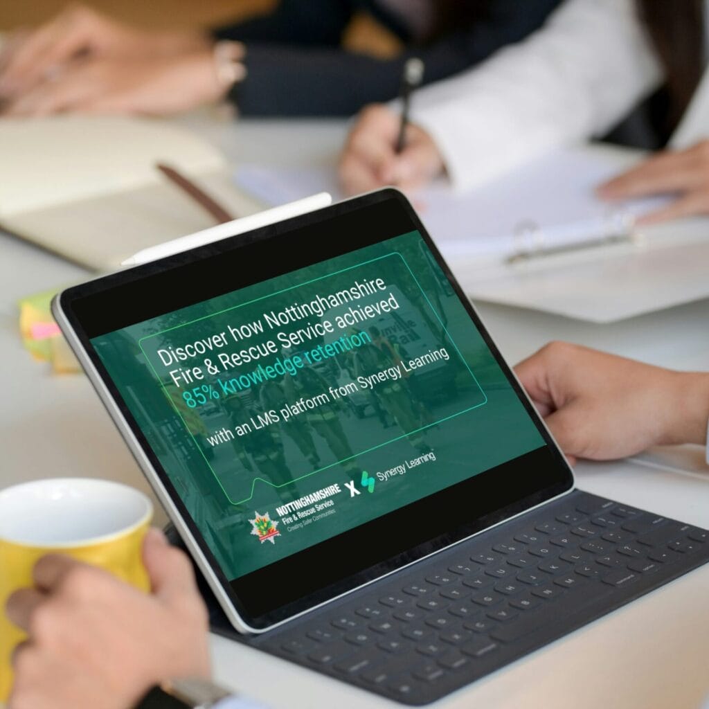 Video case study from Synergy Learning. How Nottinghamshire Fire and rescue service use their custom Totara LMS platform from Synergy Learning