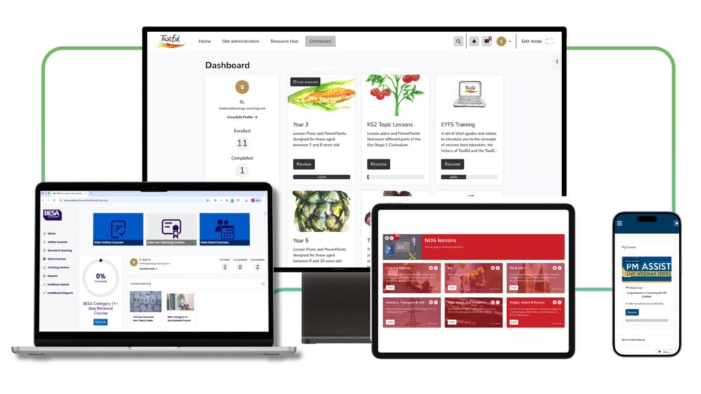 Synergy Learnings branded dashboards using spark