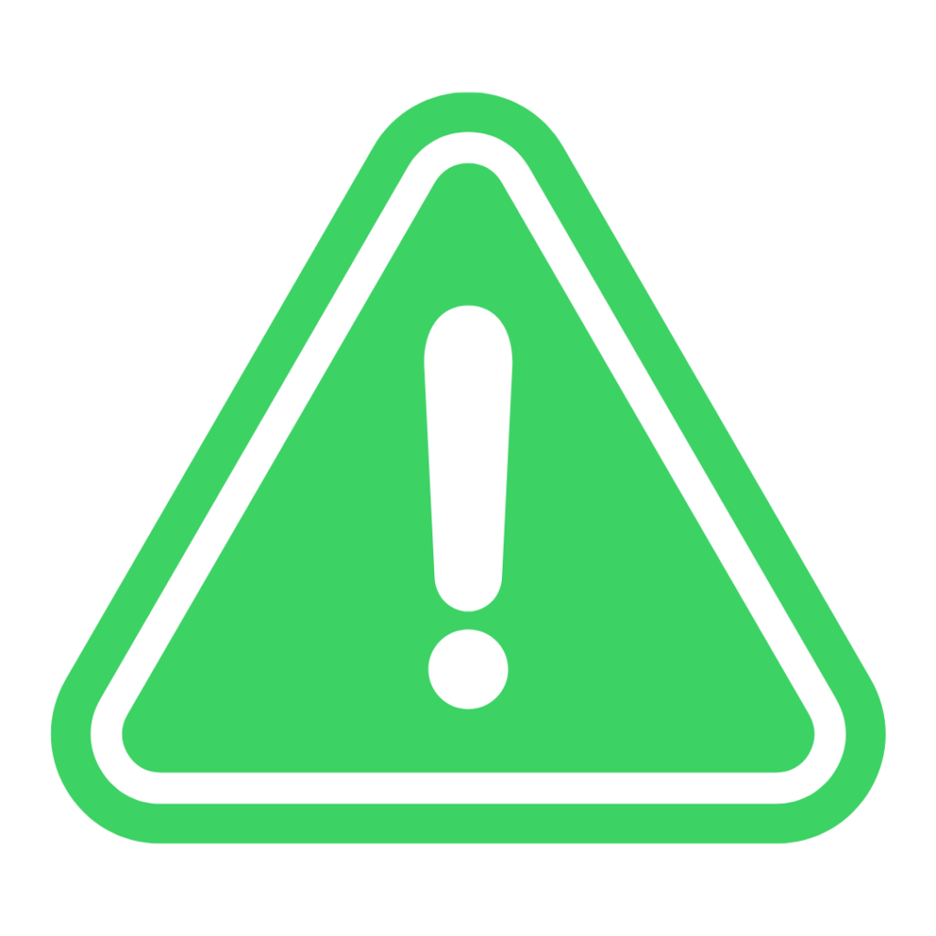 Caution symbol used as a regulatory risk exposure icon - synergy learning