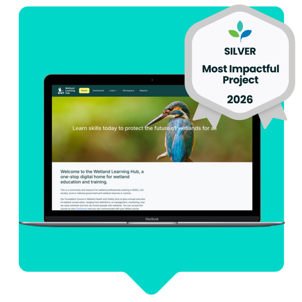 WWT Most Impactful Project award winning LMS dashboard - Synergy Learning