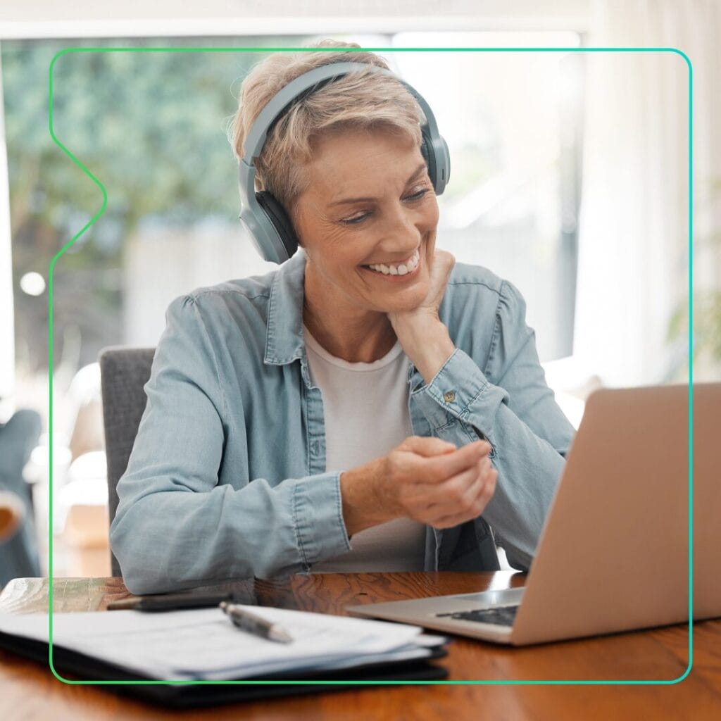 contacting Synergy Learning on a video call