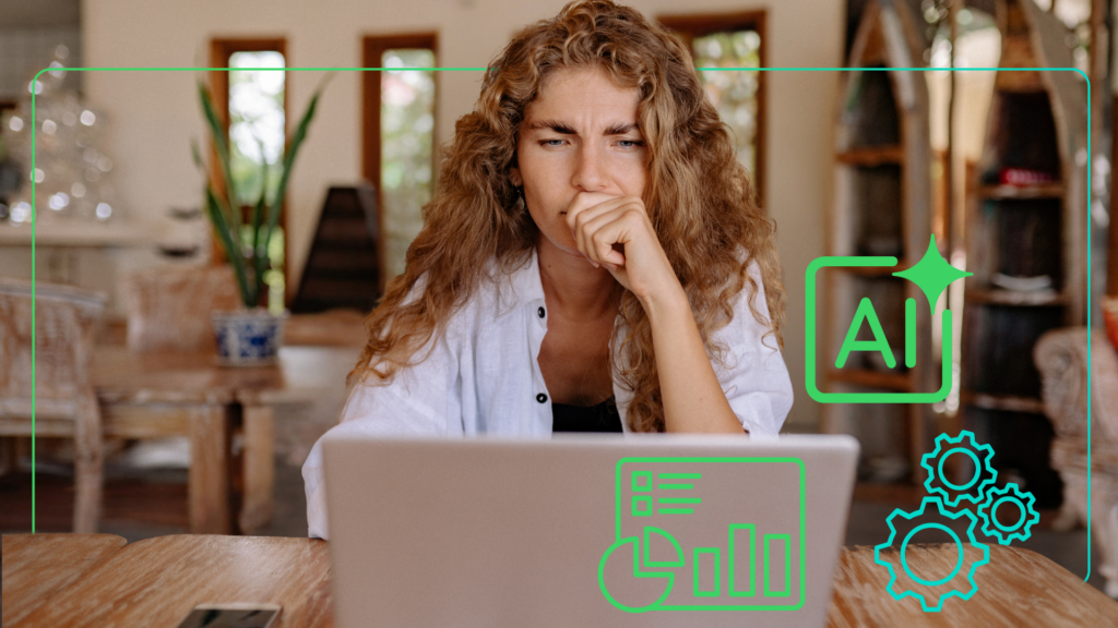 Person looking up how to improve ROI of their LMS - Synergy Learning